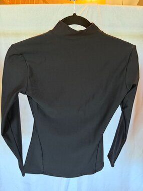 Under Armour ColdGear Black Mock Neck Long Sleeve Top Size M